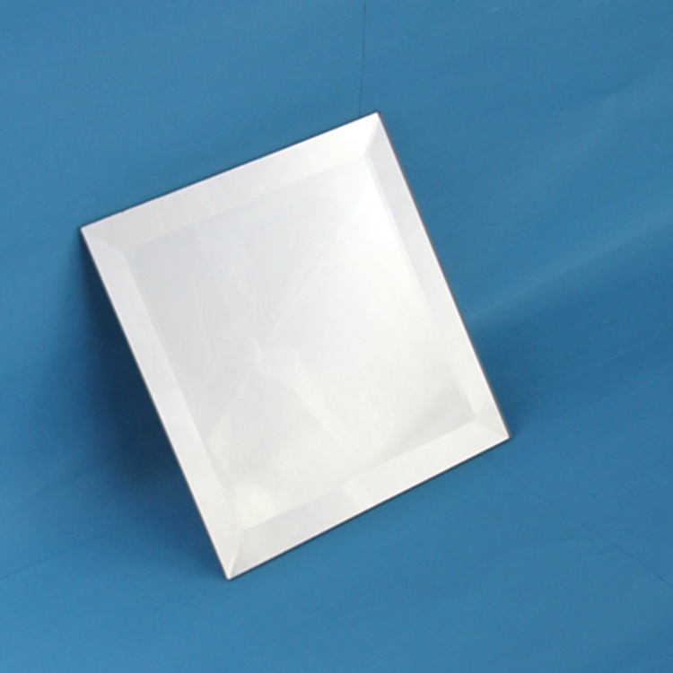 厂家直销家用梳妆镜局部喷砂镜子玻璃 精磨边抛光边玻璃镜子加工