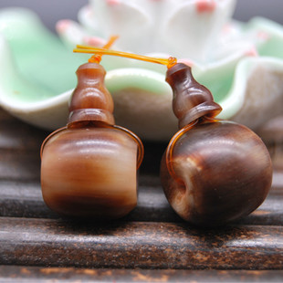 正宗牛角三通佛头散珠 佛珠diy饰品配件 牛角三通配件 文玩三通