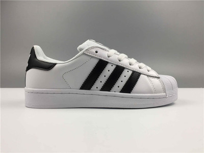 适配阿迪贝壳头金标男女板鞋休闲小白鞋带纯白黑宽扁平史密斯厚棉