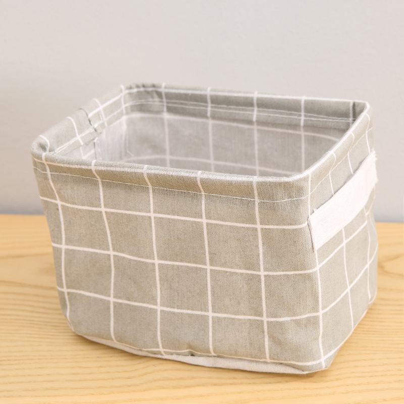 Fresh Pastoral Cloth Storage Basket Nordic Style Storage Box