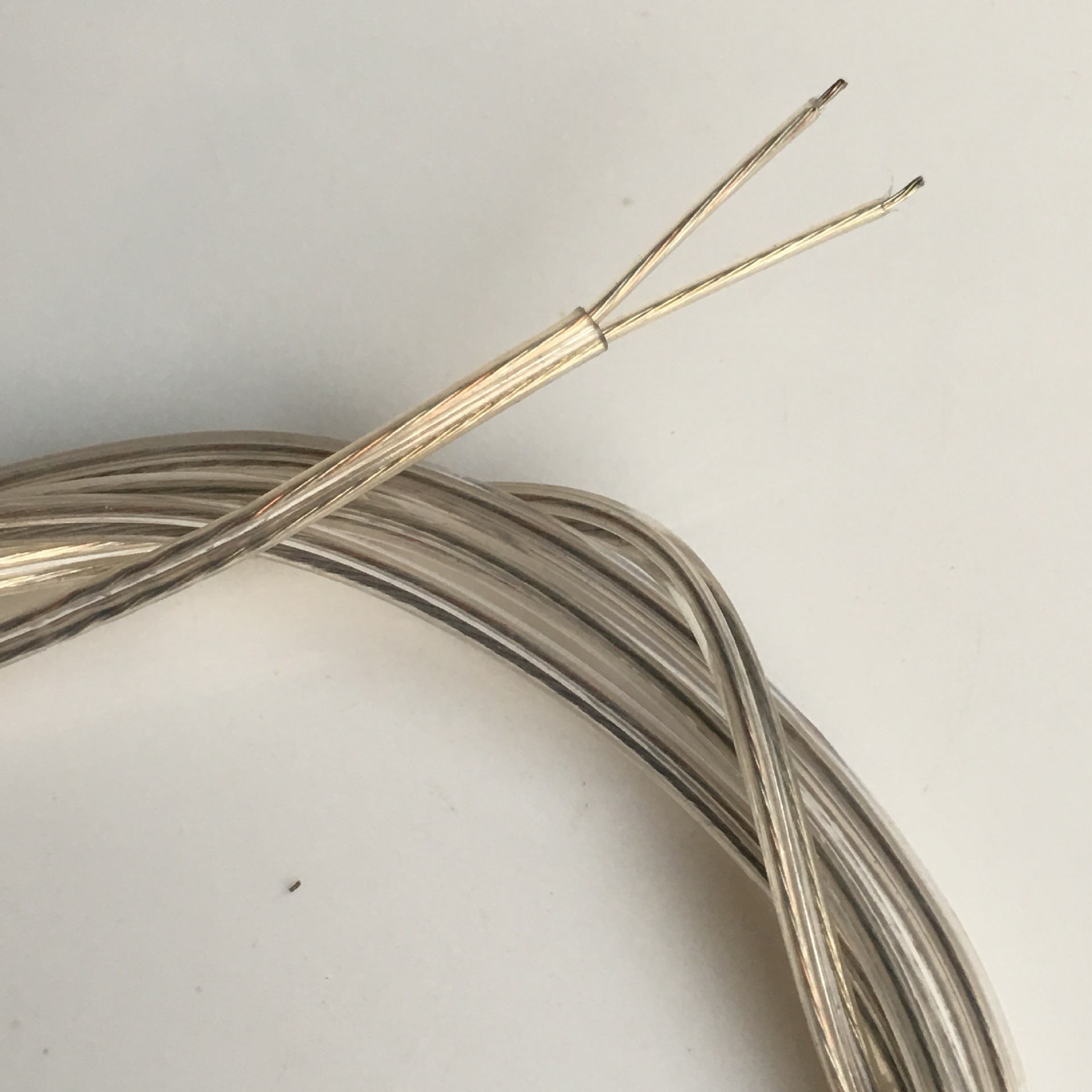 pvc铁氟龙透明电源线 餐吊灯线 电子线 电线1.2米