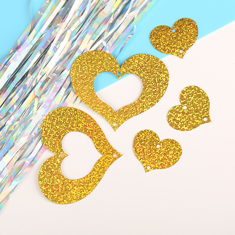 喜庆婚房装饰挂件雨丝,求婚表白生日装饰场地布置用品吊坠雨丝