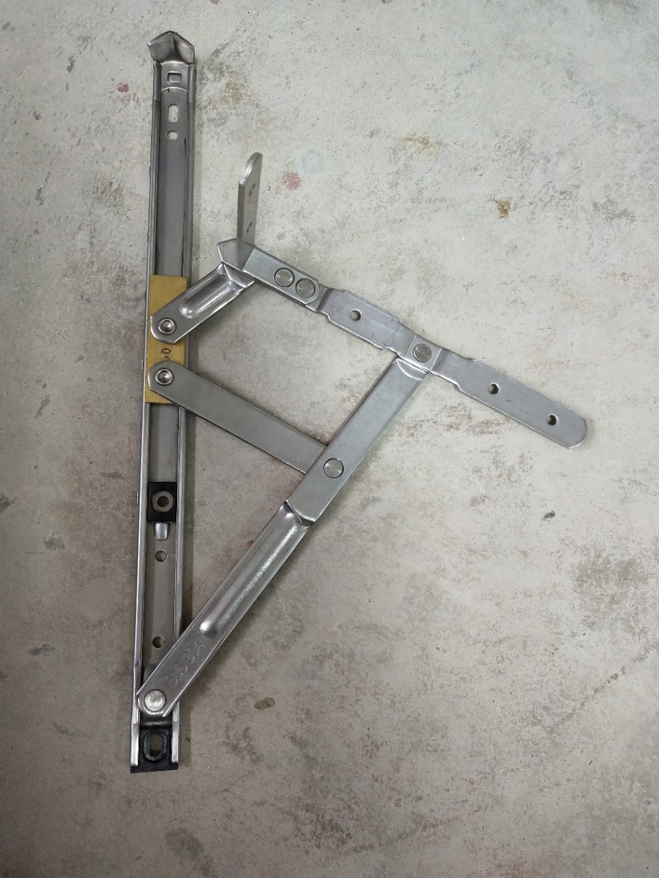 23槽防坠安全高承重不锈钢滑撑铰链