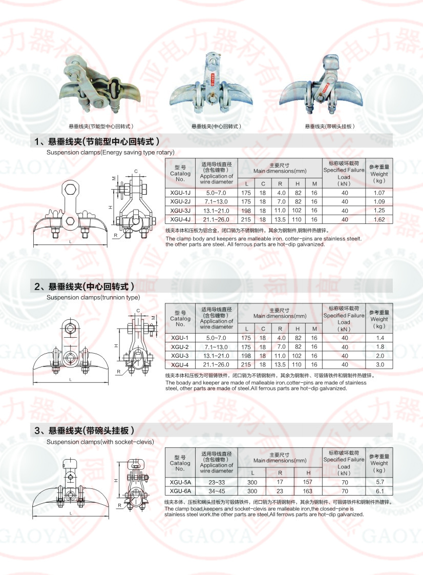 xt-4028型跳线悬垂线夹 铝合金提包式悬垂线夹 厂家直供