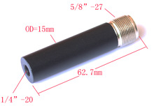 批发15mm管带1/4母牙和5/8话筒螺纹,用于连接摄影管夹和话筒支架
