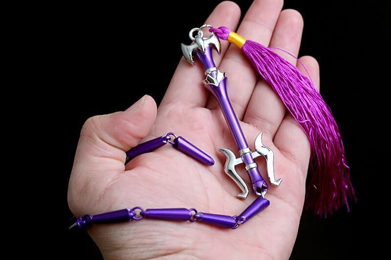 魔道武器动漫周边道具剑江澄三毒紫鞭紫电佩剑随便剑合金材质挂件