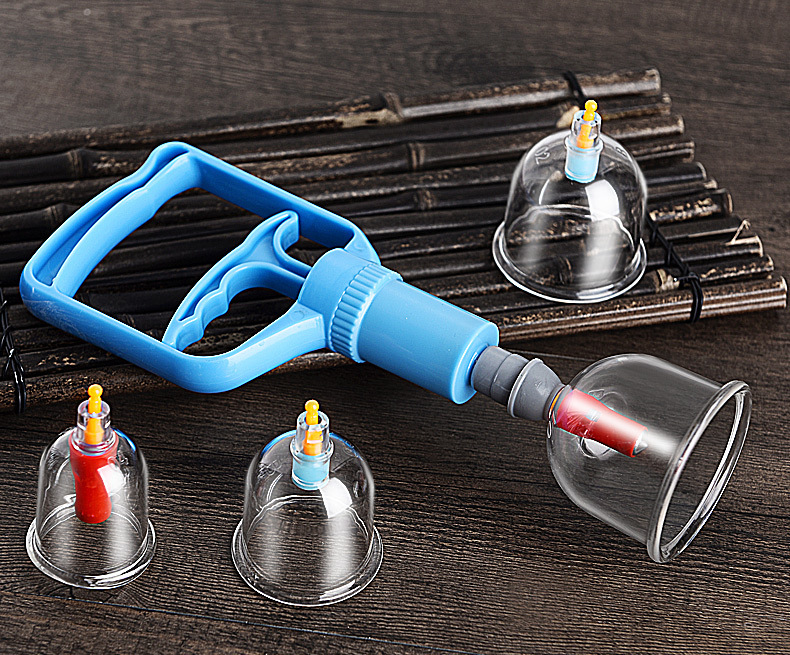 康煌真空拔罐器18罐家用抽气式加厚拔火罐活血化瘀气罐非玻璃