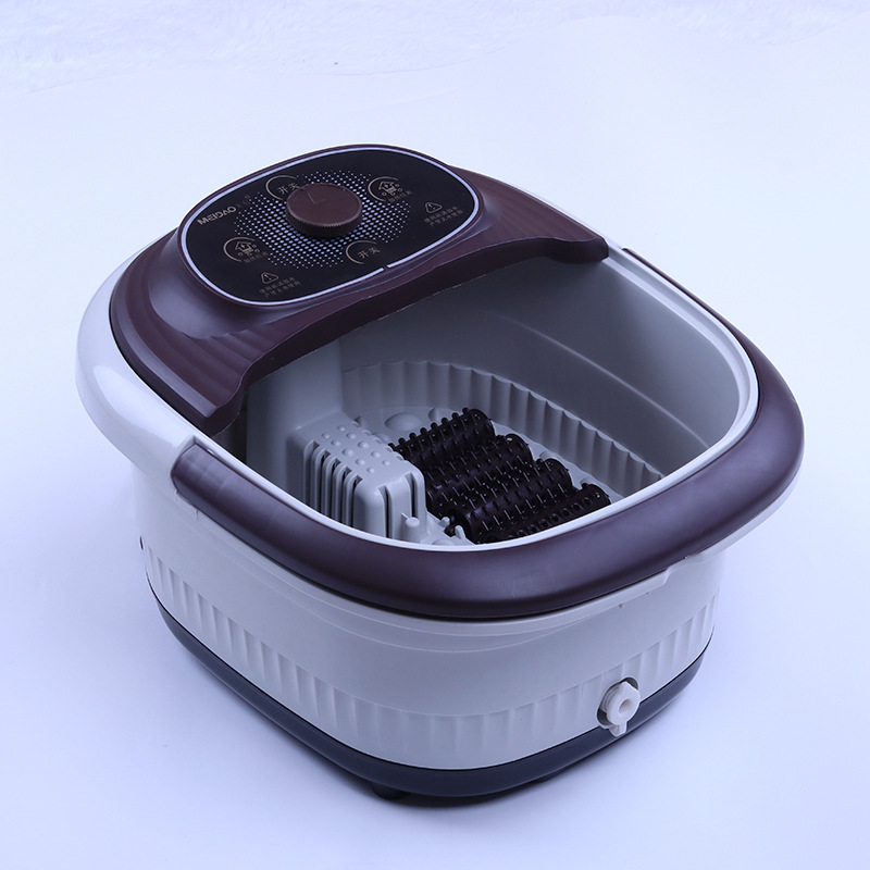 厂家直销新款电动足浴盆 加热按摩洗脚盆 电动泡脚足浴器会销礼品