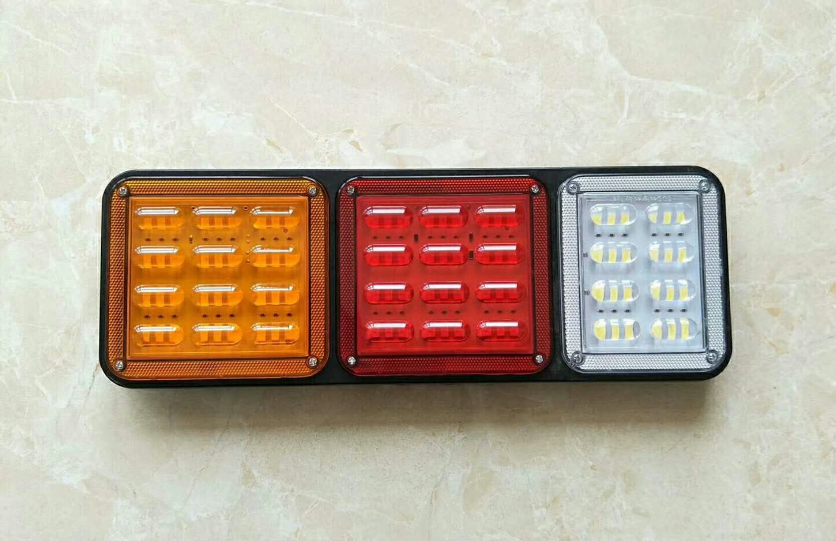 厂家供应汽车货车后尾灯 巨能王led尾灯转向灯塑料壳 高亮led灯珠