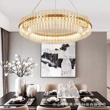 后现代吊灯时尚简约客厅灯北欧水晶大吊灯美式创意个性卧室餐厅灯