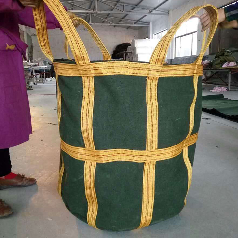 厂家供应承重吨袋 帆布加厚集装袋 耐磨帆布吨袋