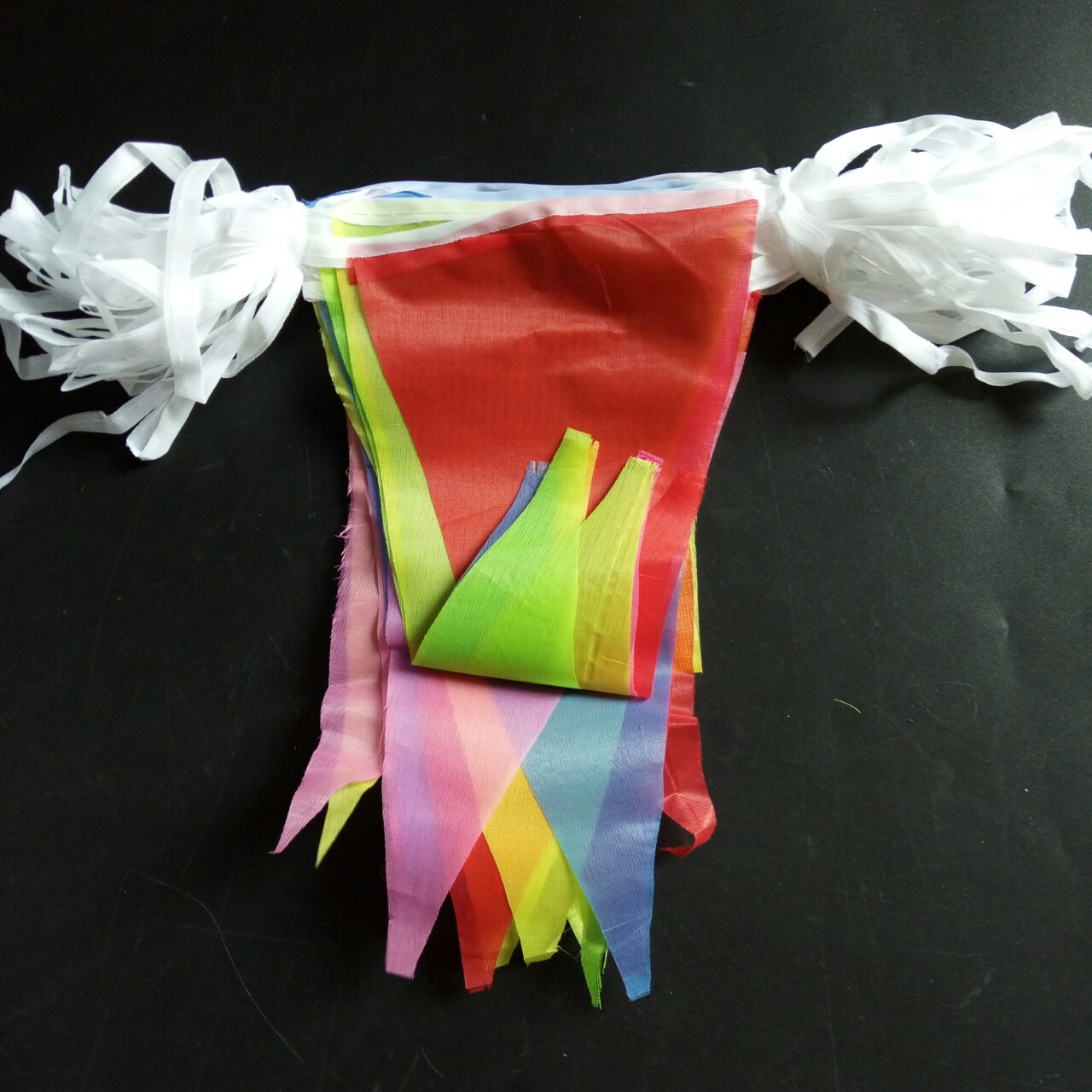 三角串旗小彩旗警示旗广告工地小彩旗(1包2根共约40米56面旗)