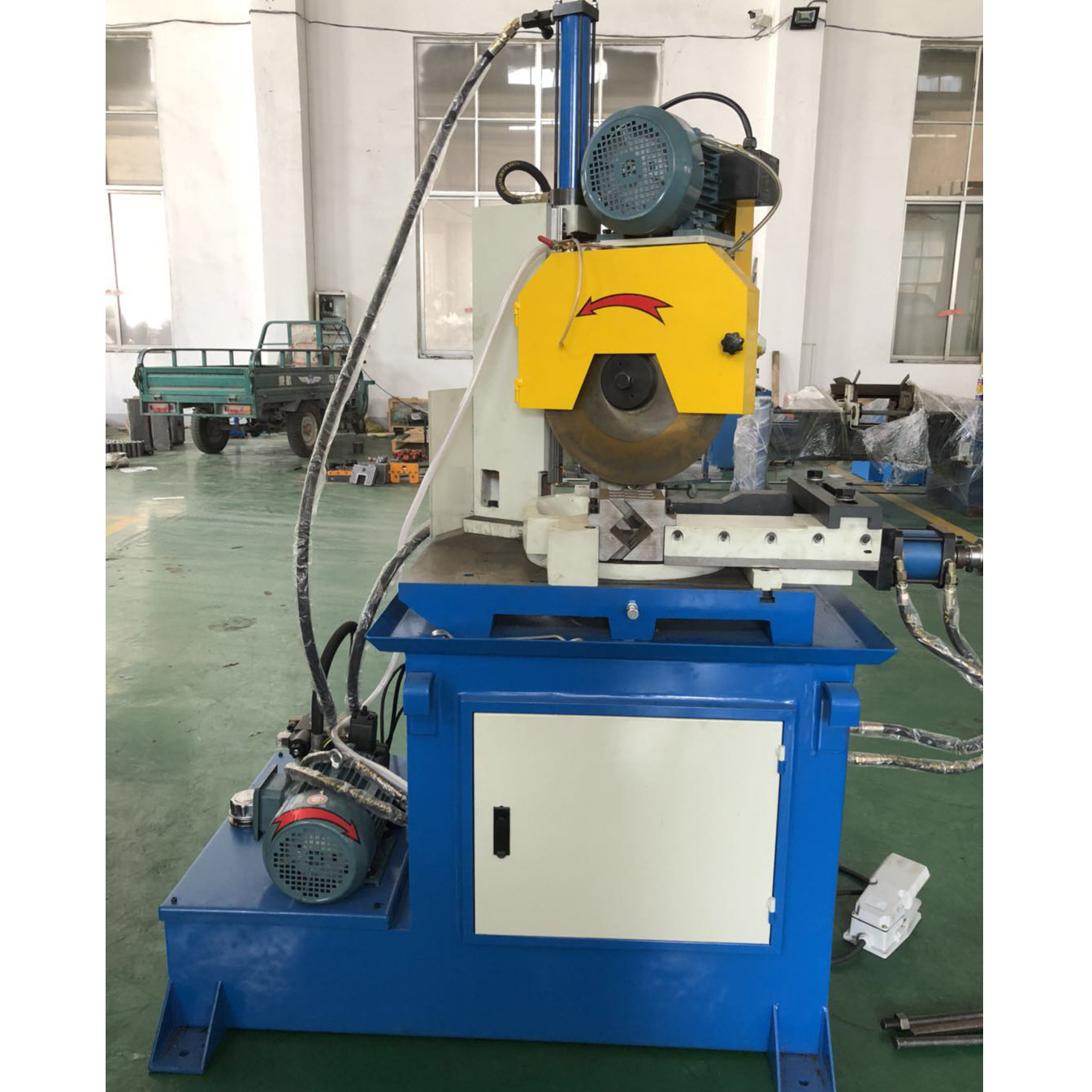 张家港金智达厂家直供mc-425液压半自动不锈钢切管机切角度切管机