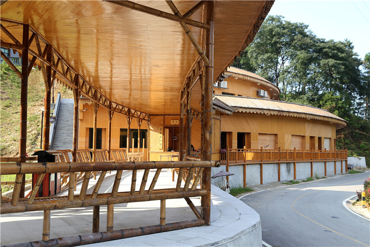 厂家供应 竹亭 竹屋 竹门楼 旅游区民宿竹屋舒适休闲 易拆易建