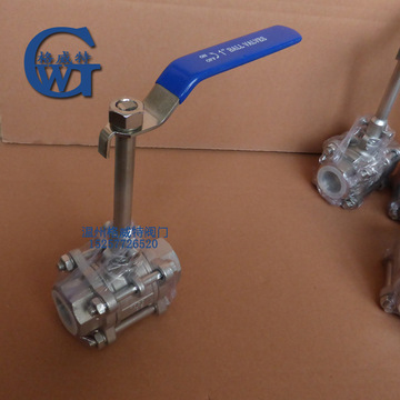 三片加长杆球阀不锈钢内螺纹球阀埋地球阀阀杆加高开关球阀