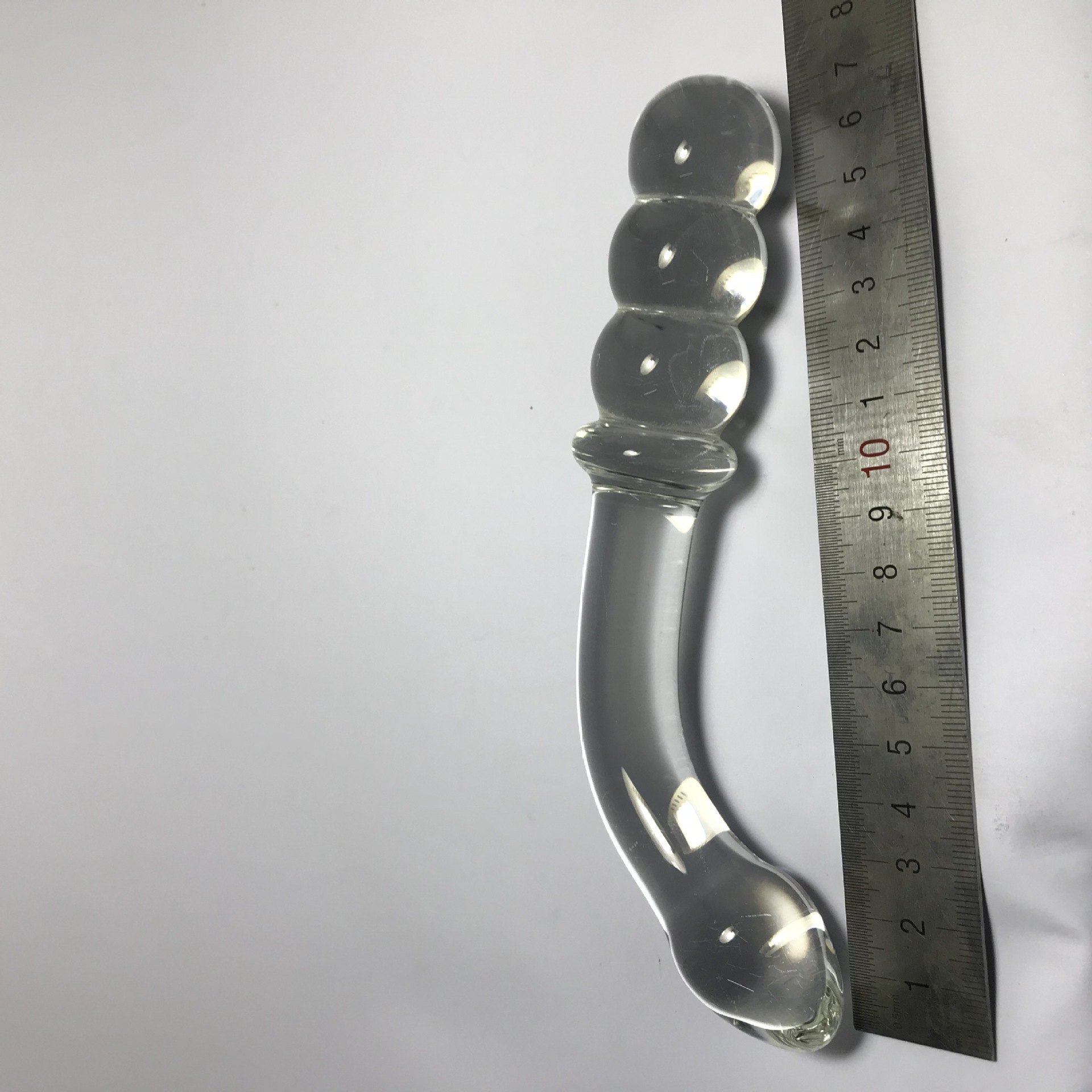 0494水晶玻璃阳具肛塞后庭情趣女用自慰器冰火棒成人性用品夫妻玩