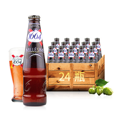 供应原装进口 法国凯旋1664复古250ml*24瓶