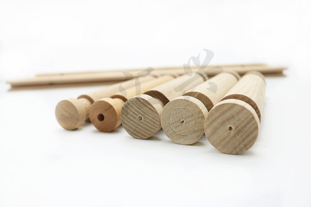 实木画轴 卷心木棒 开槽木画框 挂画木轴 吊旗轴杆 实木杆