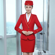清仓6折 空姐制服职业套装女时尚气质前台客服珠宝店