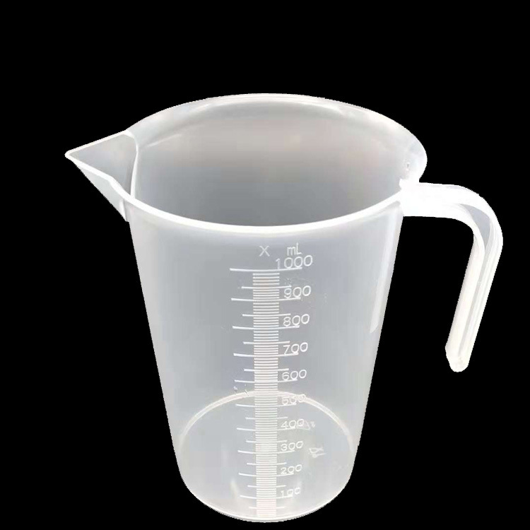 加厚2000ml毫升带刻度塑料家用量水杯实验杯医用测2升塑料量杯