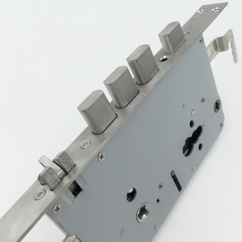 小帅盼盼防盗门7568锁体双活双快锁体指纹密码锁通用天地锁锁体