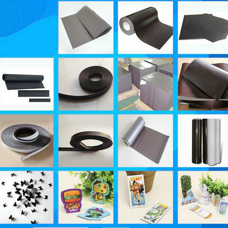 厂家供应异形橡胶磁 冰箱贴磁铁 橡胶磁软磁铁 强力软磁贴磁条