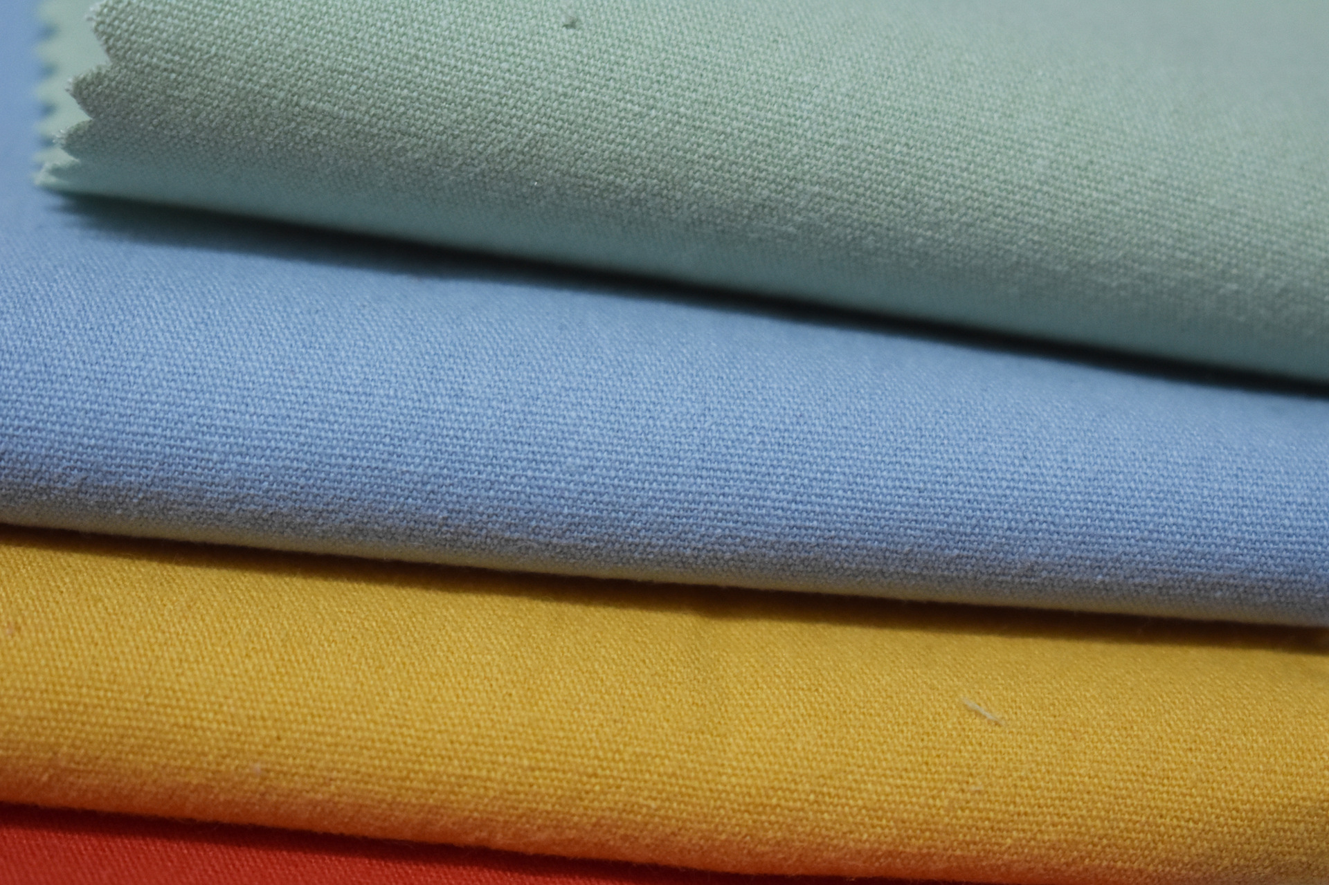 春夏水洗棉布料童装全棉布 21*50无弹平纹细珠帆布 短裤外套面料