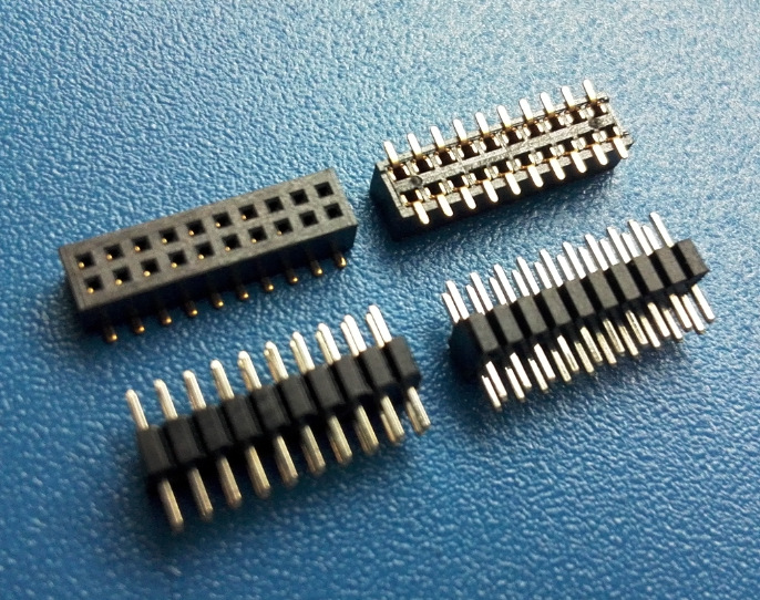 排针排母1.0/1.27/2.0/2.54/3.96/5.08直针弯针贴片180 90 smt