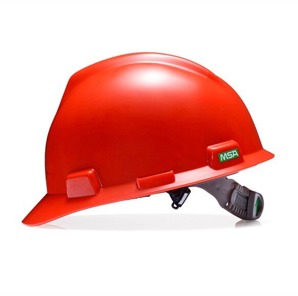 梅思安msa安全帽pe防砸帽10146461工程帽建筑工地防砸头盔绝缘帽
