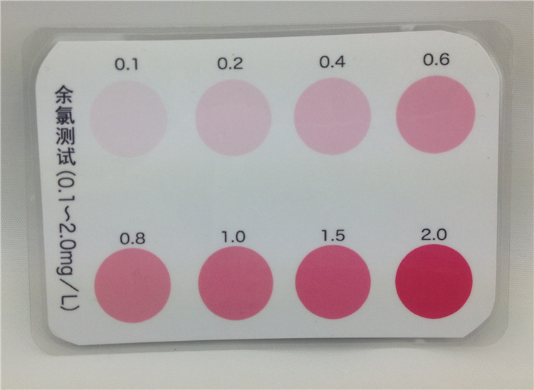 陆恒生物出口装dpd余氯测定试剂盒0.1-2mg/l余氯快速检测试剂