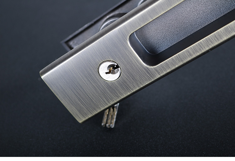 移门锁折叠门卫生间门钩锁滑动门锁暗装隐形推拉门阳台吊门拉手锁