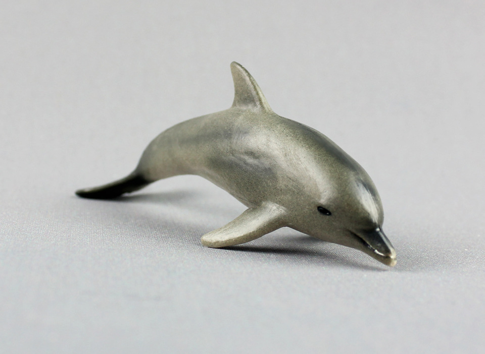 海洋生物模型海豚儿童仿真静态pvc实心动物玩具摆件外贸货源