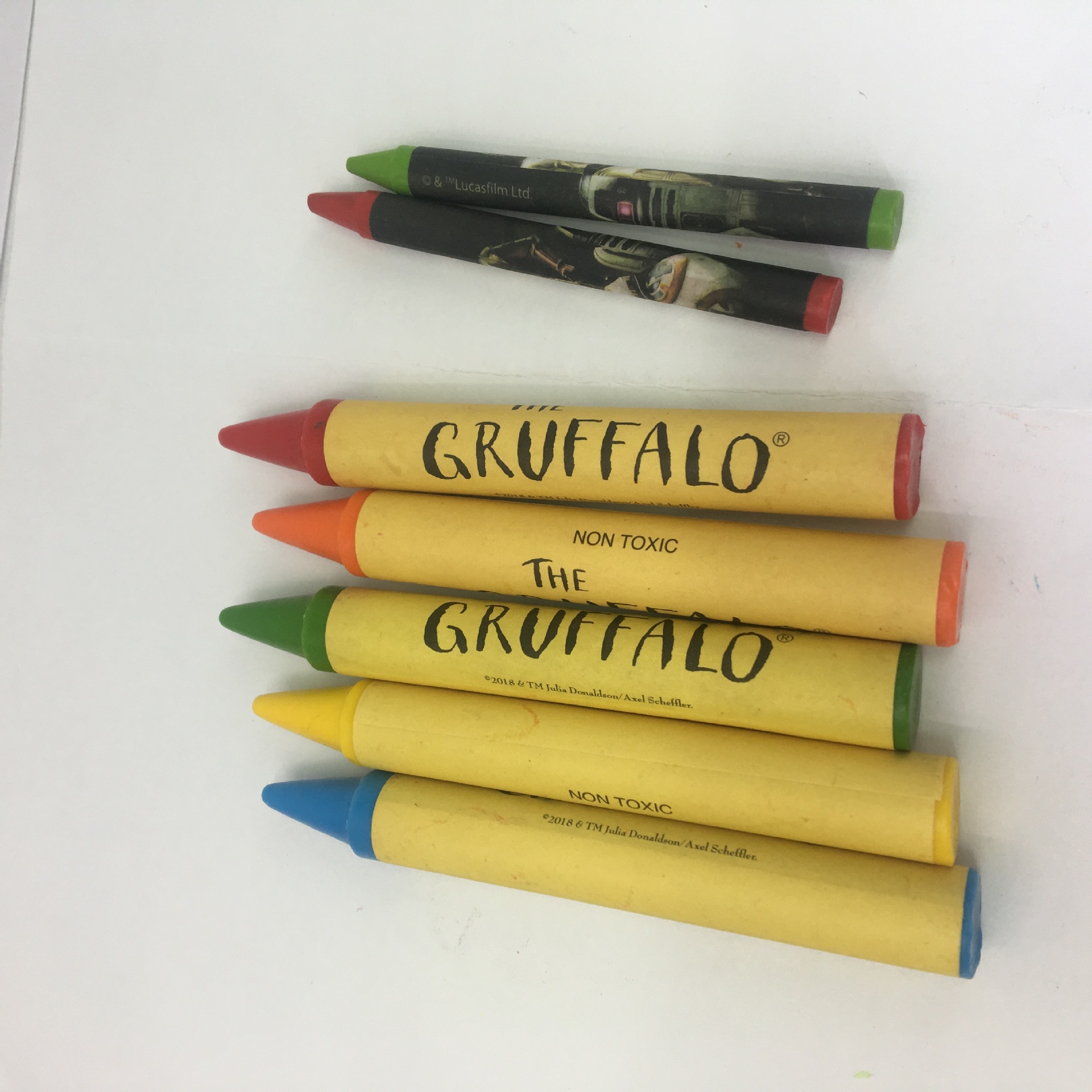 可定制粗杆大蜡笔直径1.4cm长度11厘米长胖蜡笔表面包纸学生涂鸦