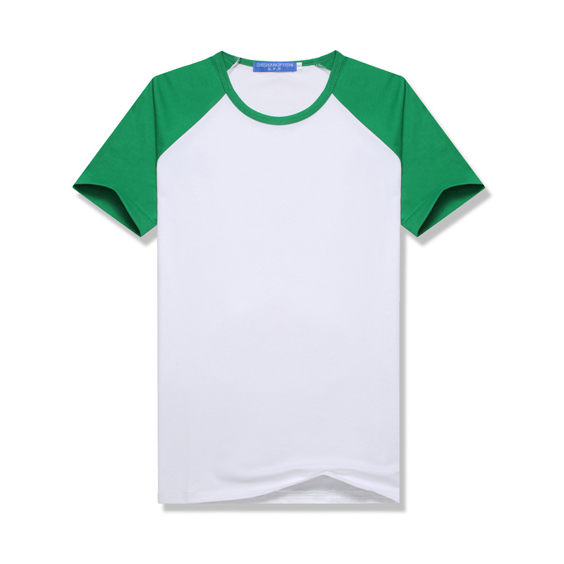 Summer Edge Raglan Short Sleeve round Neck T-shirt Modal Sublimation Transfer Blank T-shirt Business Attire Parent-Child DIY