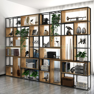 文件柜展柜花架板式创意书柜现代简约资料柜落地钢架高柜厦门厂家