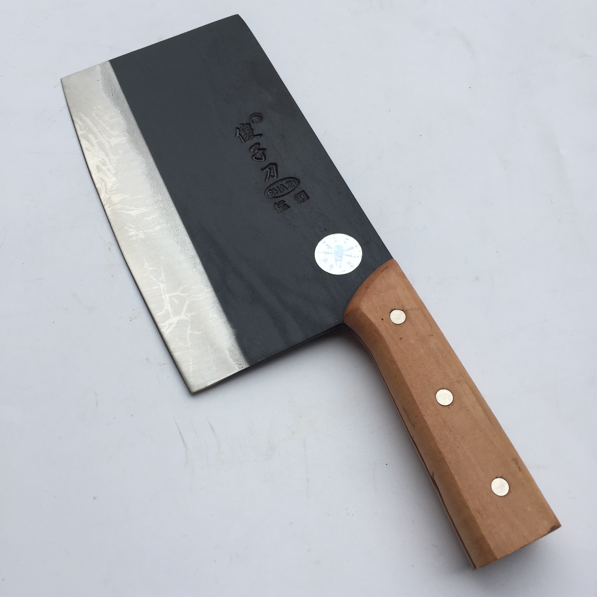傻子牌3#夹柄菜刀 厨师刀 切肉刀 家用刀 厨房专用刀