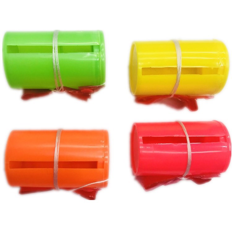 爆款彩色彩带哨彩色塑料红黄绿橙卡通儿童风哨口哨 学校周边热卖