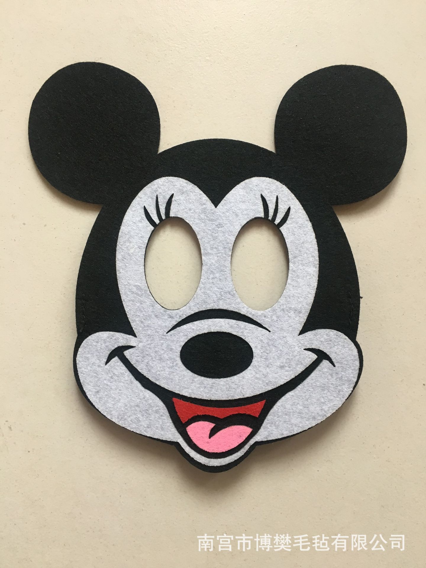 批发定制卡通万圣节儿童眼罩毛毡面具 圣诞节毛毡面具眼罩定制