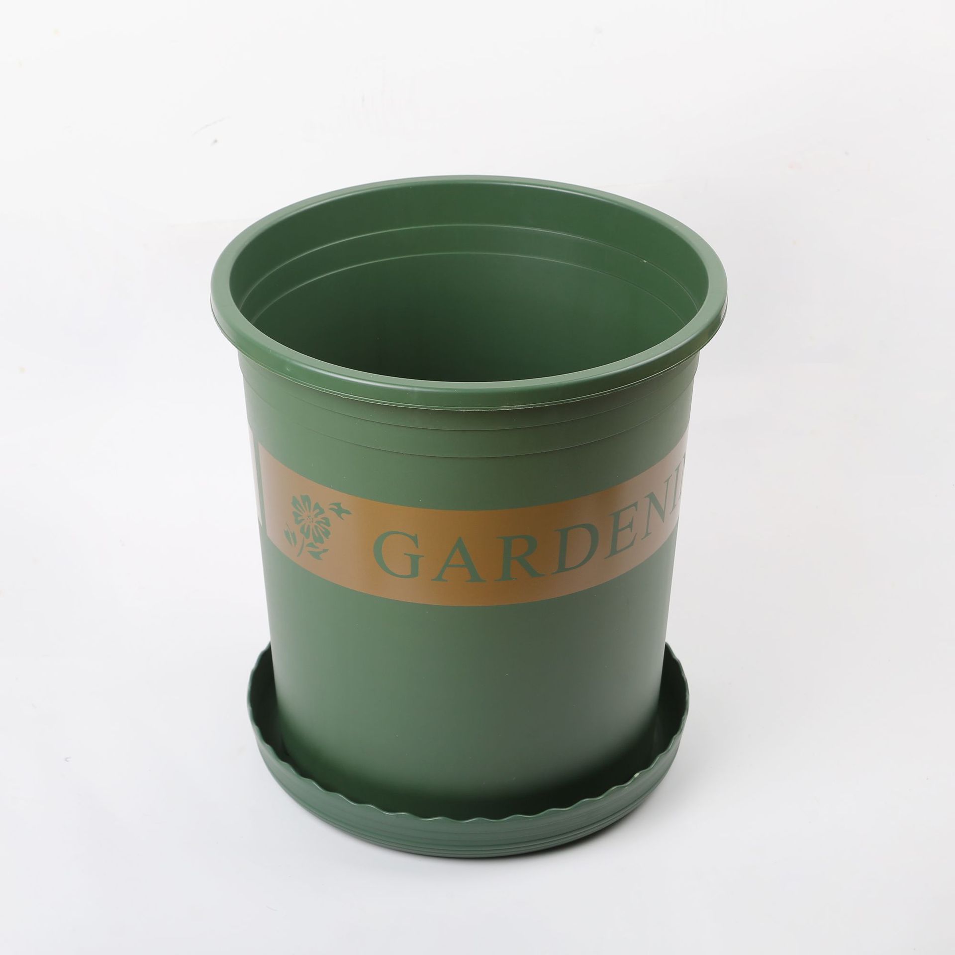 厂家直销黑色绿色印花加仑盆 家具摆设园艺加仑盆修改耐腐蚀