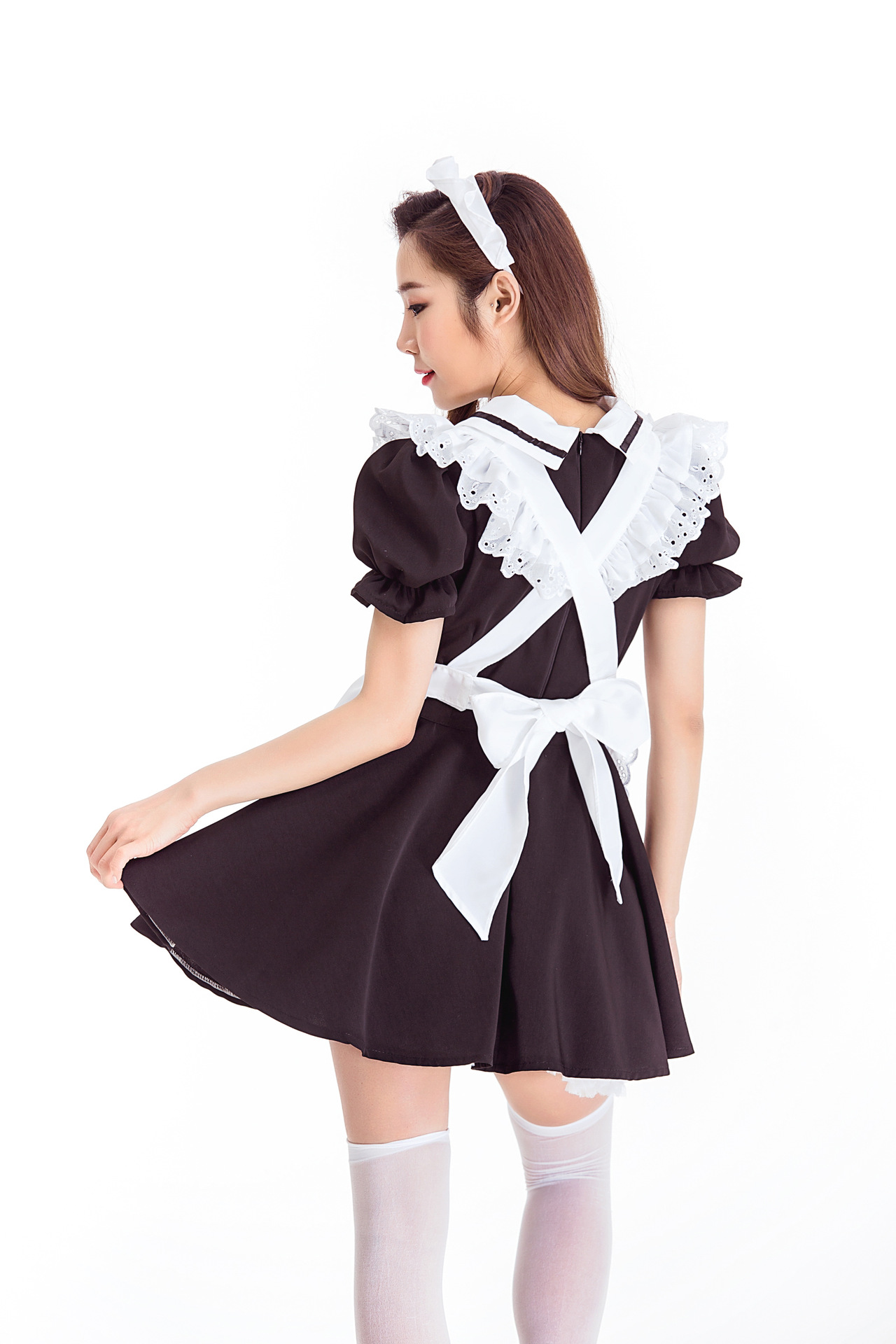 万圣节女仆 女佣服 日本咖啡厅女仆工作服 啤酒服 亚马逊货源