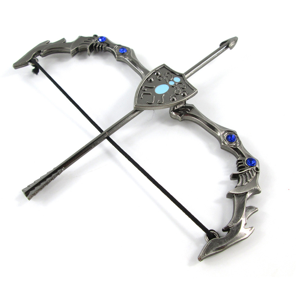 撸啊撸 寒冰射手 女皇 艾希 弓箭模型 桌面摆件 动漫周边 未开刃