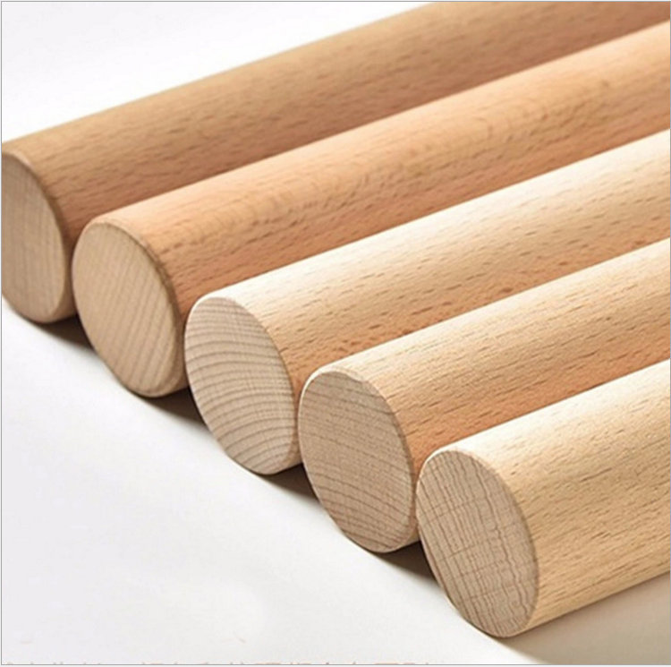 桦木面棒40cm*3.5cm擀面杖实木压面工具棍饺子皮杆面棍大小号批发