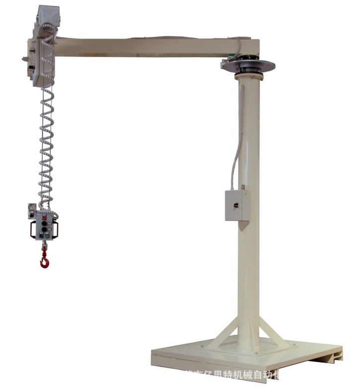 东莞亿思特气动软索式助力机械手 固定立柱绳索移动省力搬运吊臂