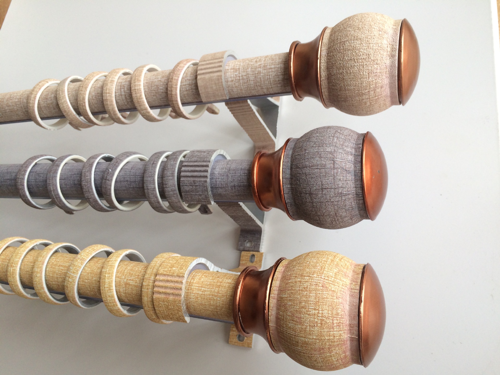 手感布纹加厚罗马杆