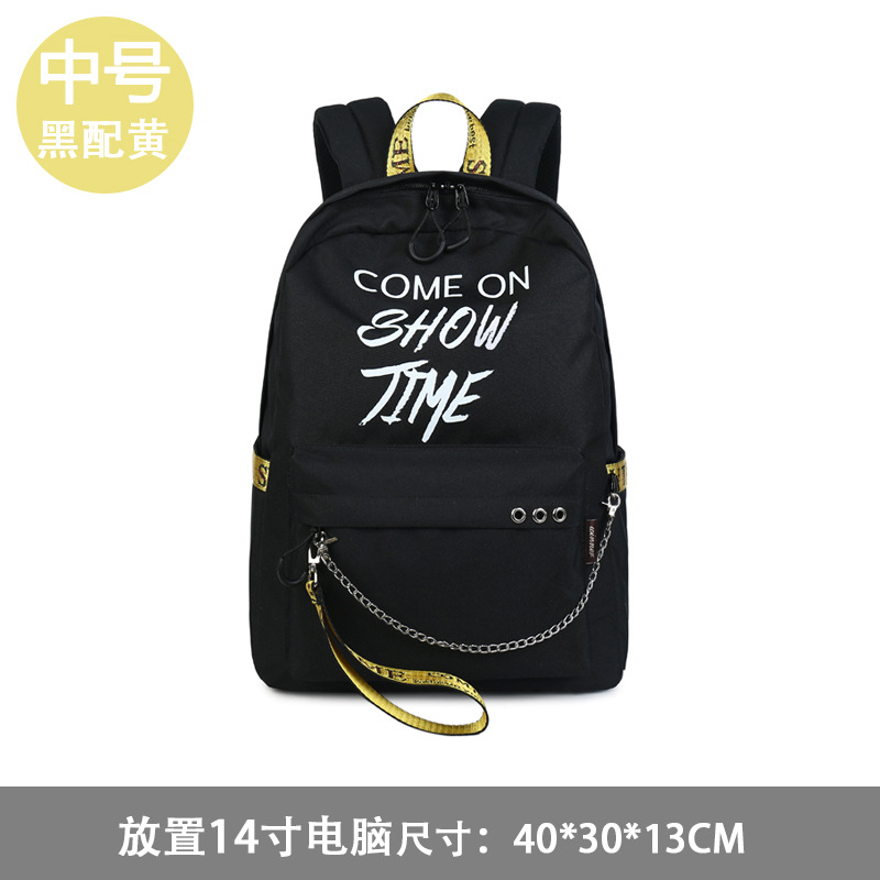 New Portable Leisure Luminous Backpack School Bag