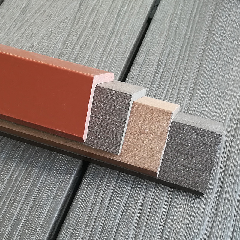 塑木地板封边条户外景区空心实心塑木地板封边条