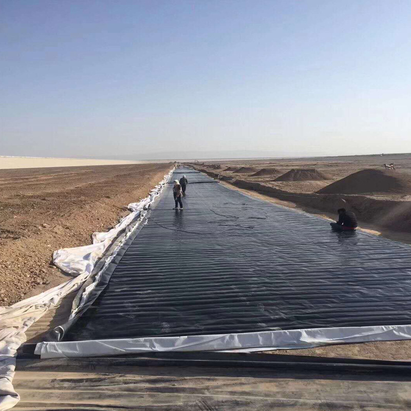 工厂批发城建土工膜聚乙烯防渗膜黑色抗晒hdpe膜