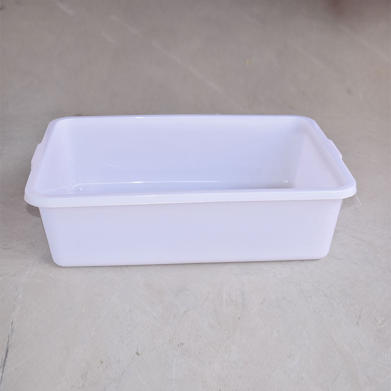 商用大号长方形水盆洗碗塑料盆加厚冷冻白色盆冰盆养龟盆洗菜盆食