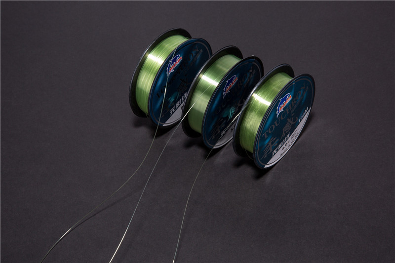 厂家直销柔感钓鱼渔线超耐磨休闲线100米无影线透明鱼线鱼丝线抛