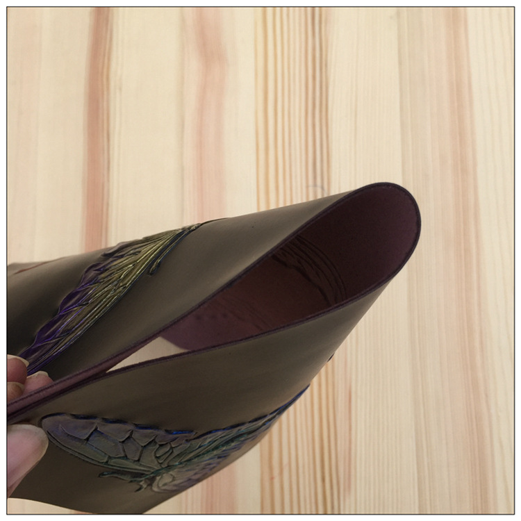 源头厂家 彩色蝴蝶图形pu皮革 装饰箱包皮具钱包皮料加工批发定制